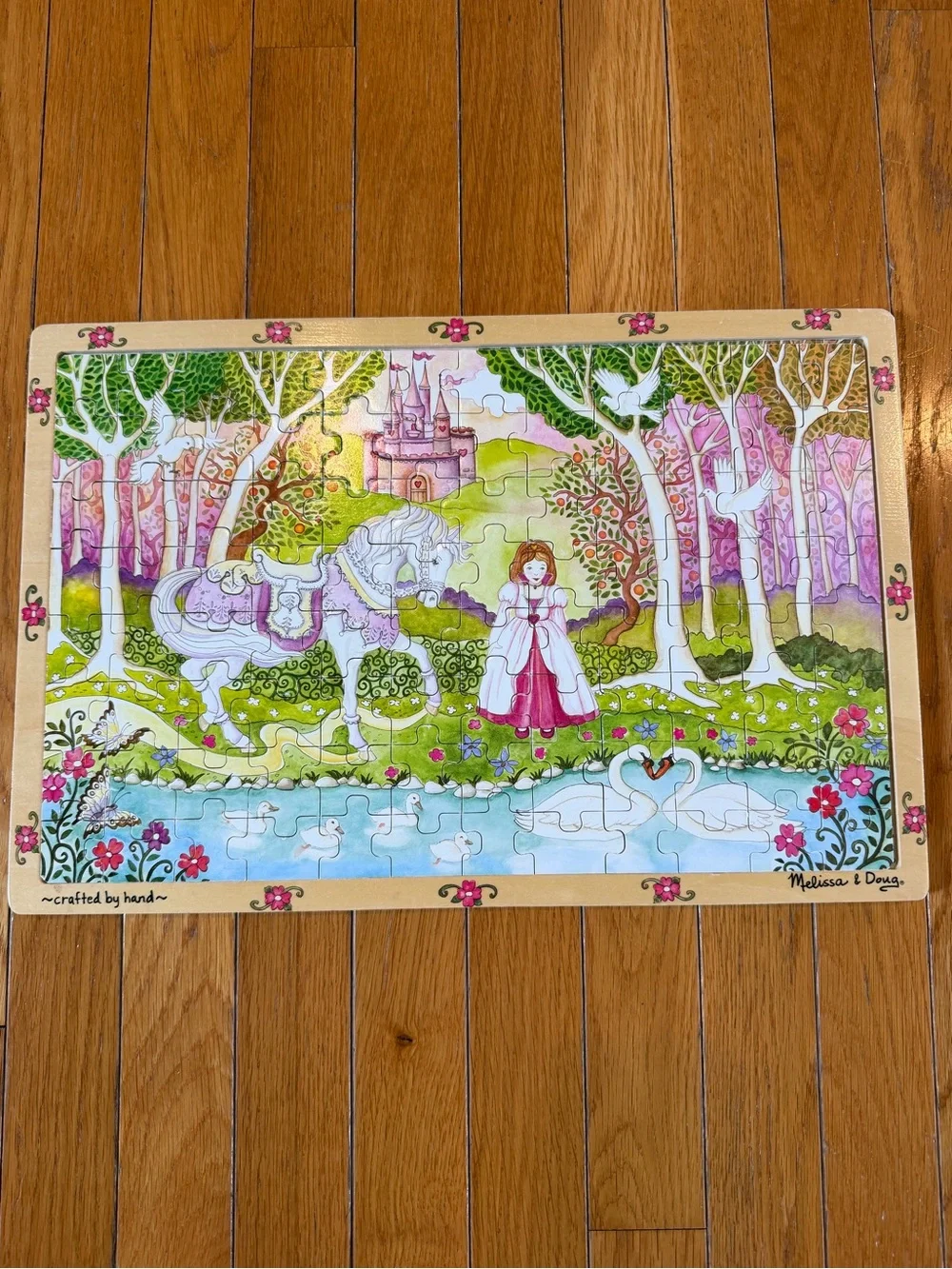 3 Melissa & Doug Wooden Puzzles 96 Pieces Sunken Treasure Princess Dinosaurs